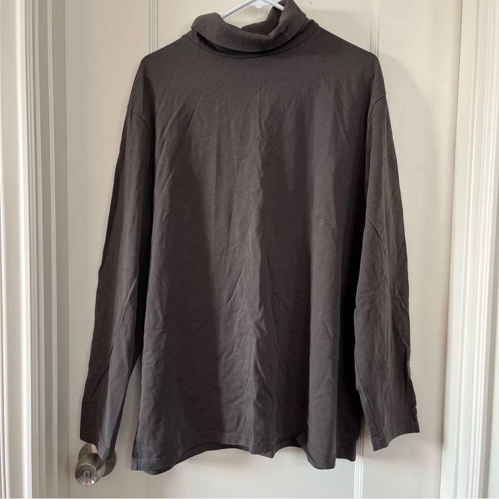 Moditec Men’s Long Sleeve Turtleneck Top Gray Sz 1/Small